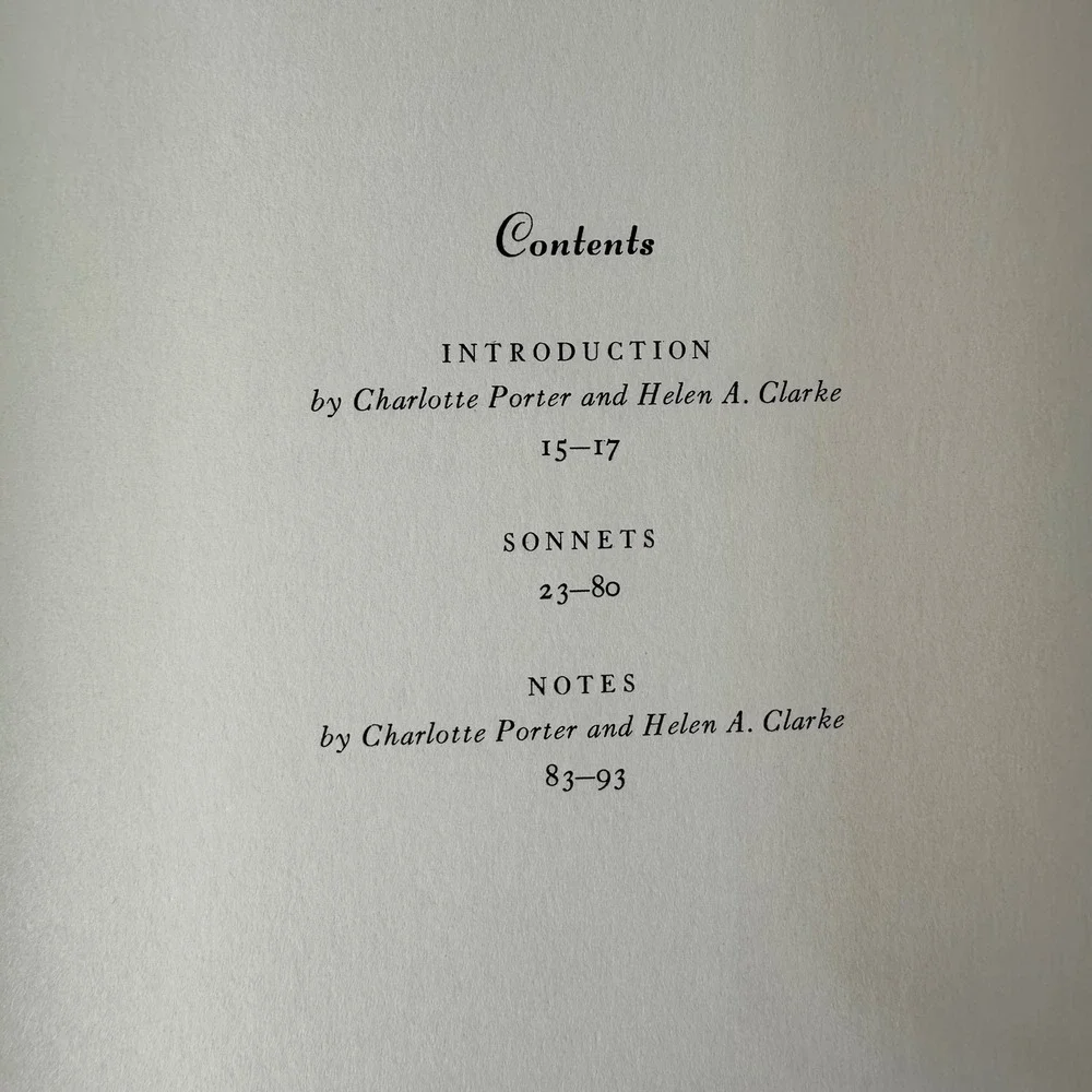 Sonnets from the Portuguese 1950‎ Hardcover Book Browning Pogany Litho Vintage